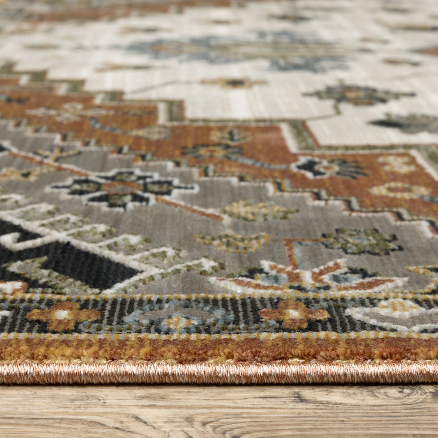 Oriental Weavers Keira  Rust Ivory Traditional