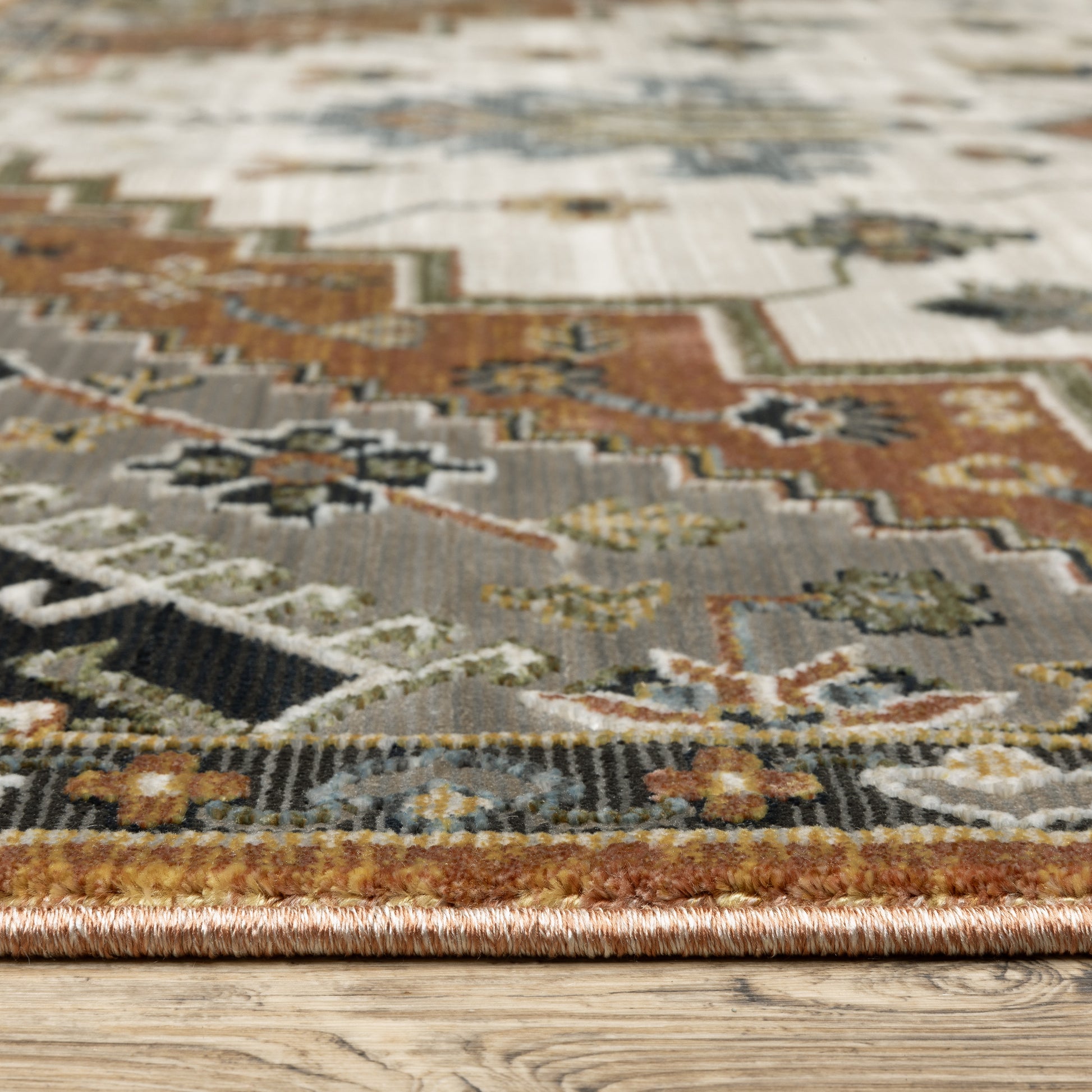 Oriental Weavers Keira  Rust Ivory Traditional