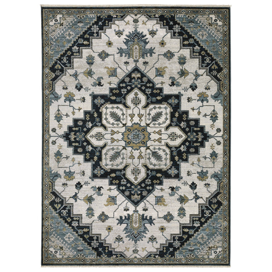 Oriental Weavers Keira  Blue Grey Traditional