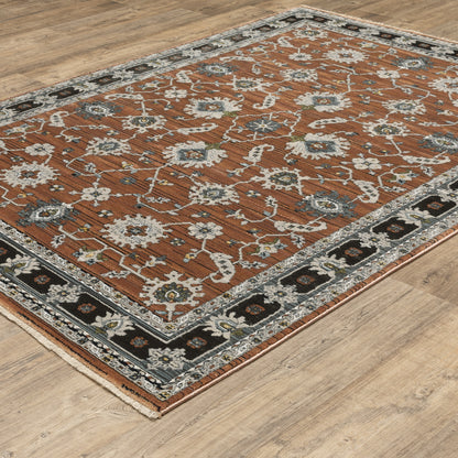 Oriental Weavers Keira  Rust Grey Traditional