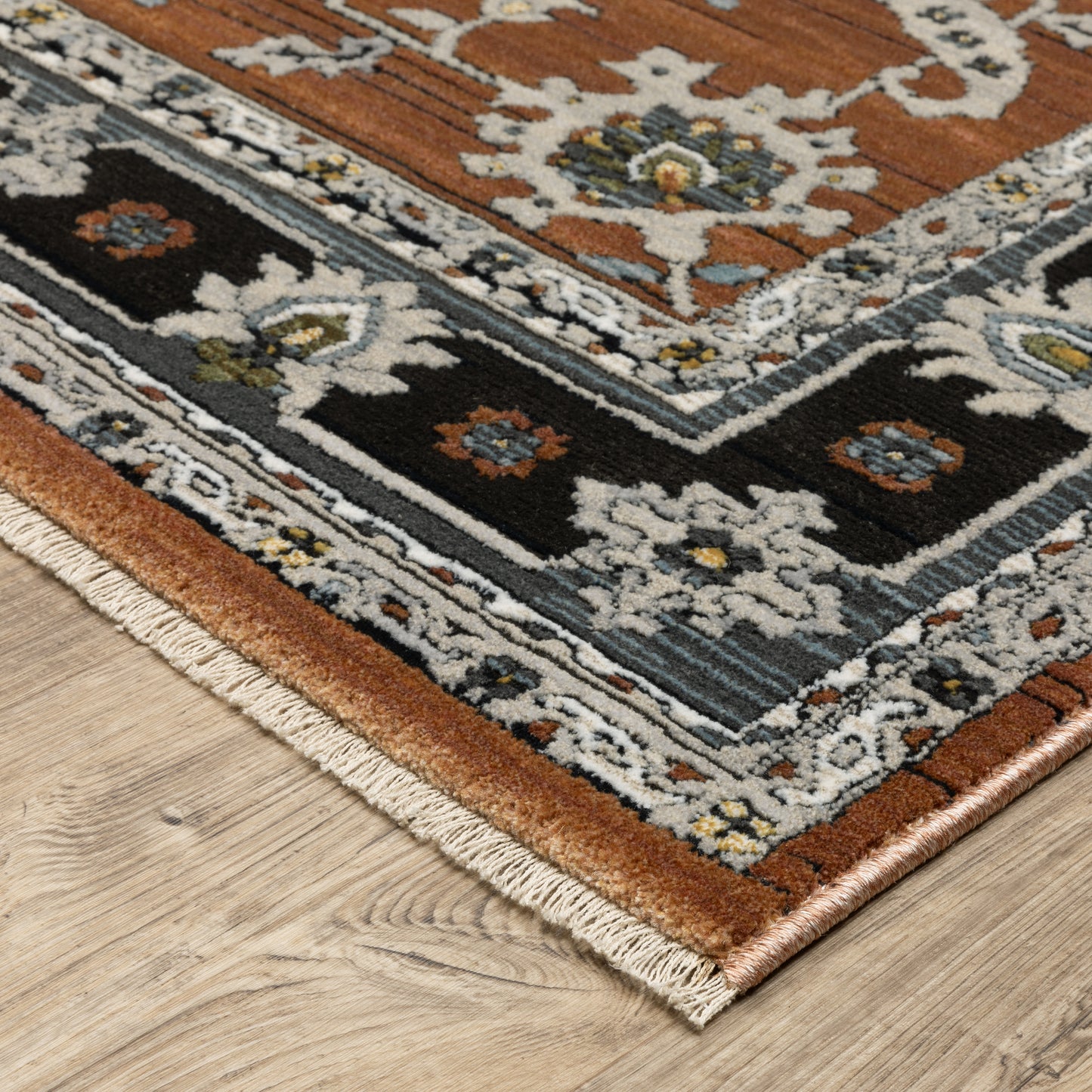 Oriental Weavers Keira  Rust Grey Traditional