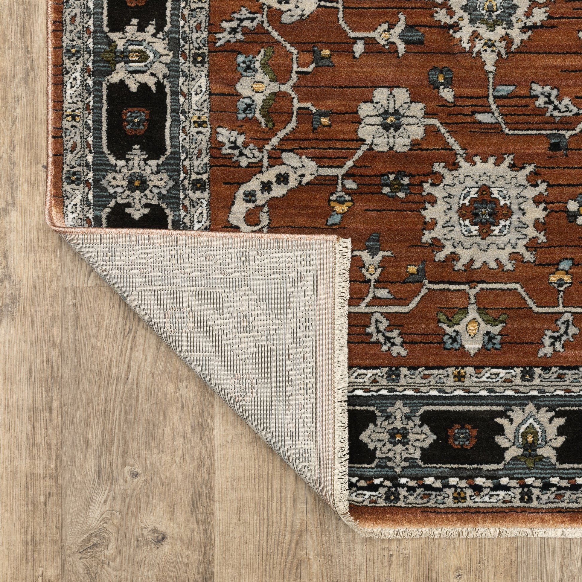 Oriental Weavers Keira  Rust Grey Traditional
