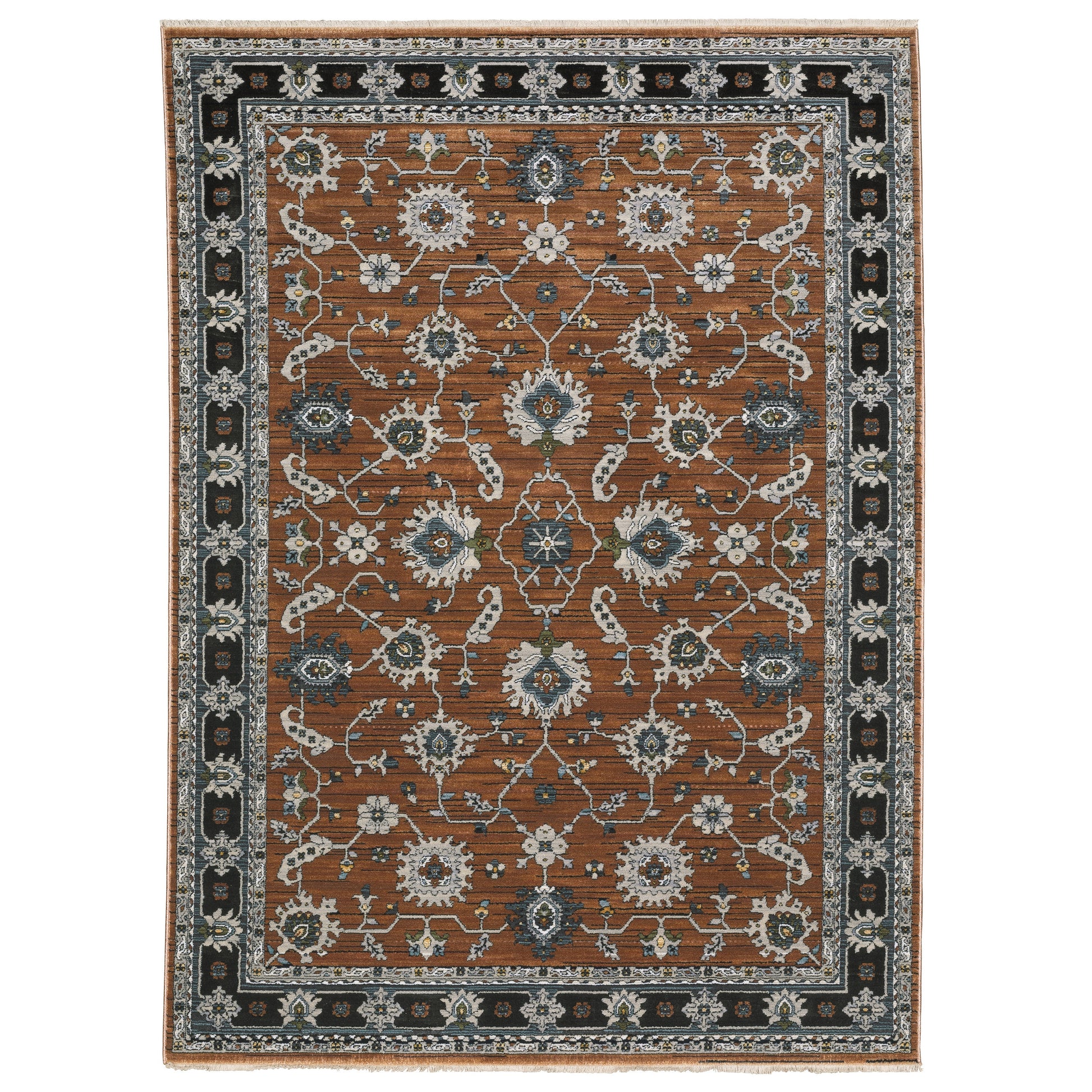 Oriental Weavers Keira  Rust Grey Traditional
