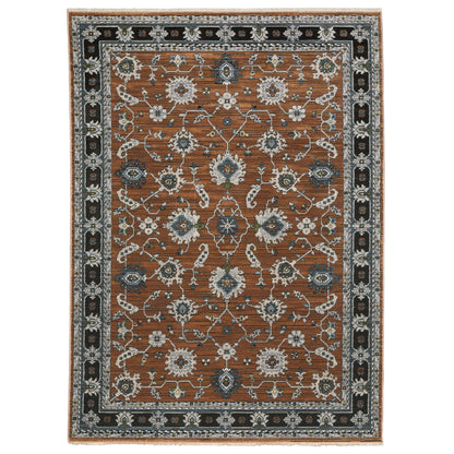 Oriental Weavers Keira  Rust Grey Traditional