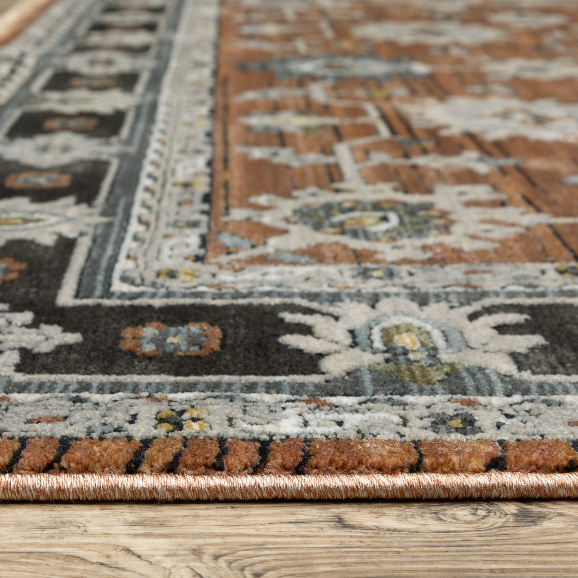 Oriental Weavers Keira  Rust Grey Traditional