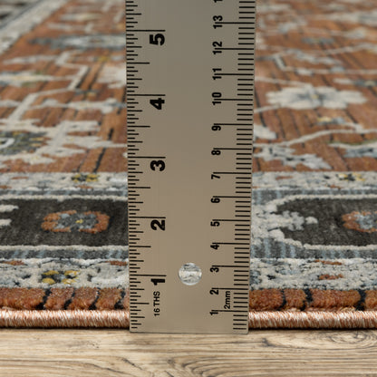 Oriental Weavers Keira  Rust Grey Traditional