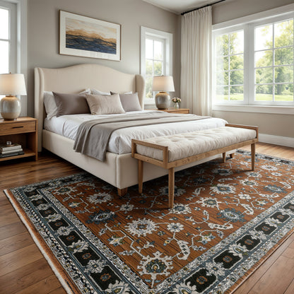 Oriental Weavers Keira  Rust Grey Traditional