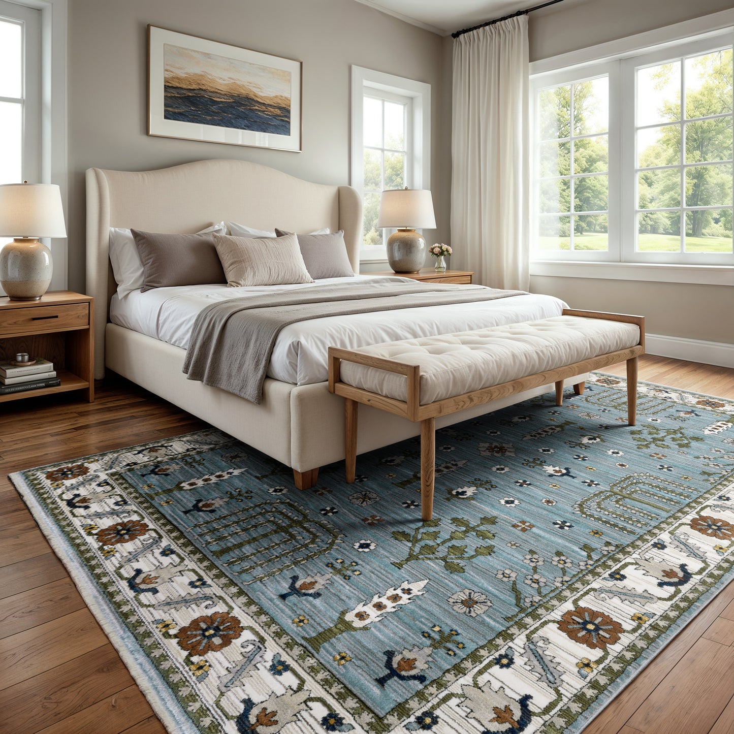 Oriental Weavers Keira  Blue Green Traditional