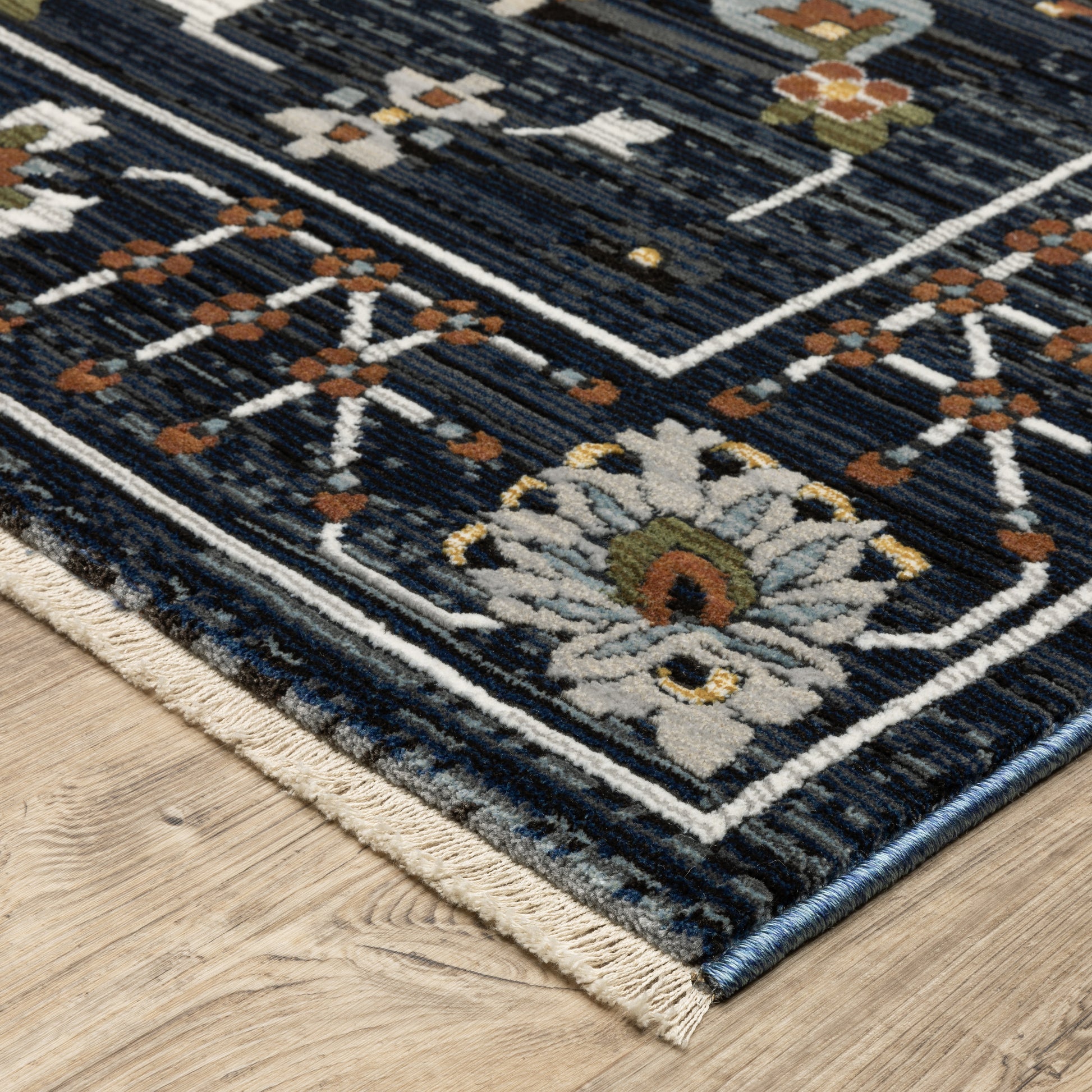Oriental Weavers Keira  Blue Rust Traditional