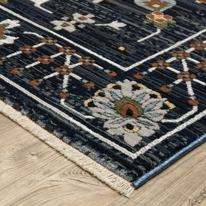 Oriental Weavers Keira  Blue Rust Traditional