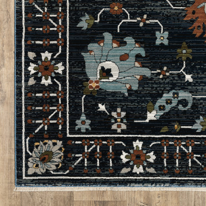 Oriental Weavers Keira  Blue Rust Traditional