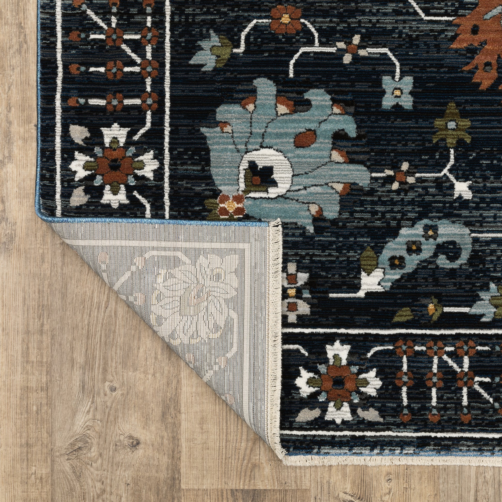 Oriental Weavers Keira  Blue Rust Traditional