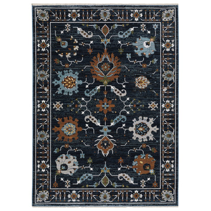 Oriental Weavers Keira  Blue Rust Traditional