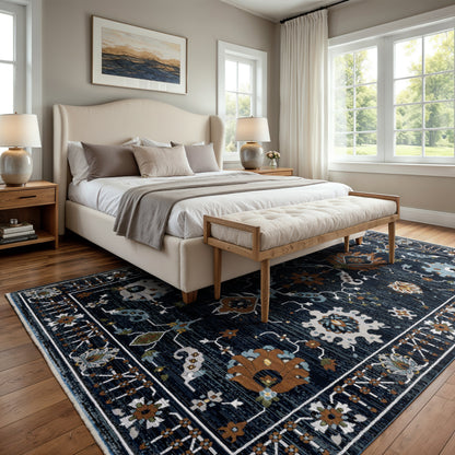 Oriental Weavers Keira  Blue Rust Traditional