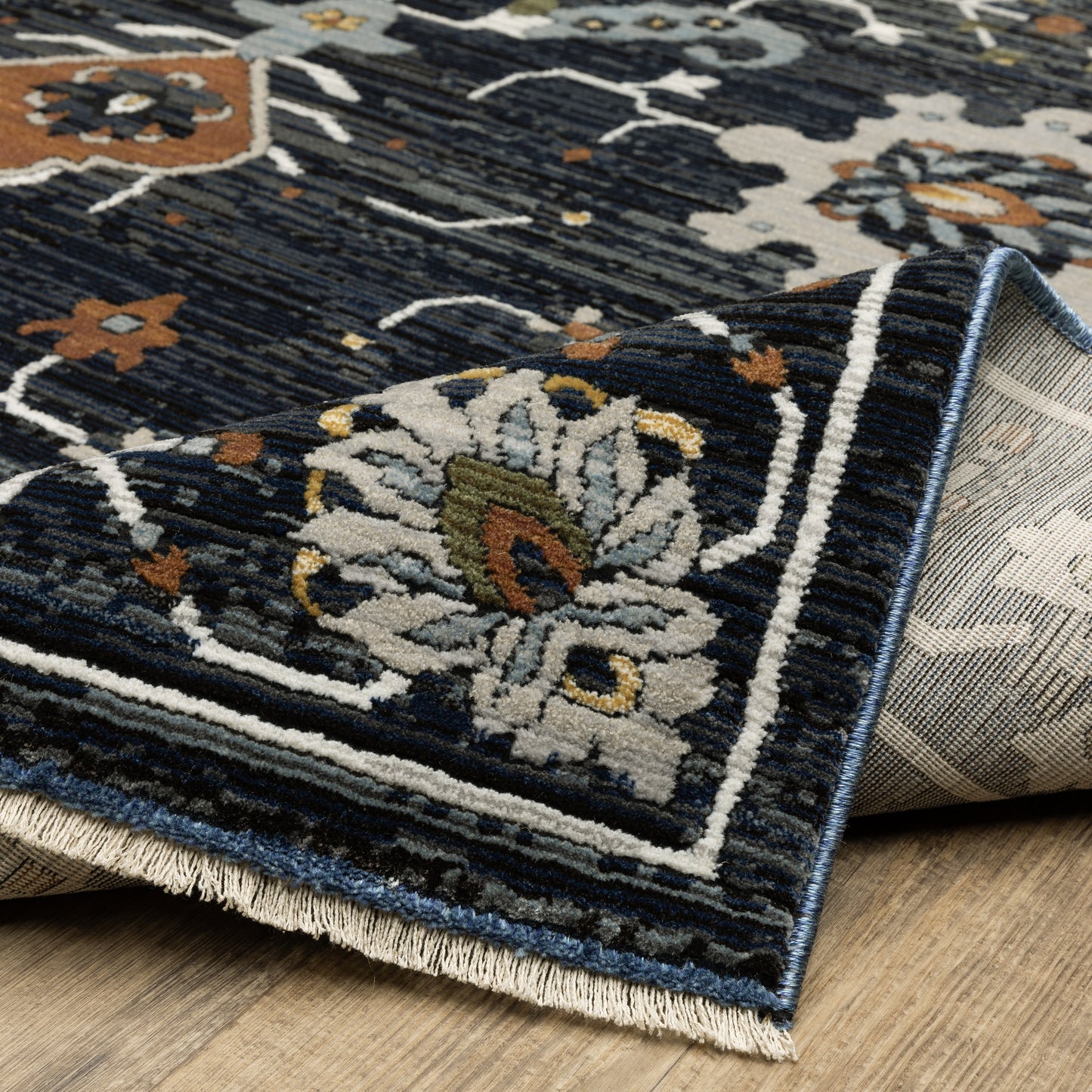 Oriental Weavers Keira  Blue Rust Traditional