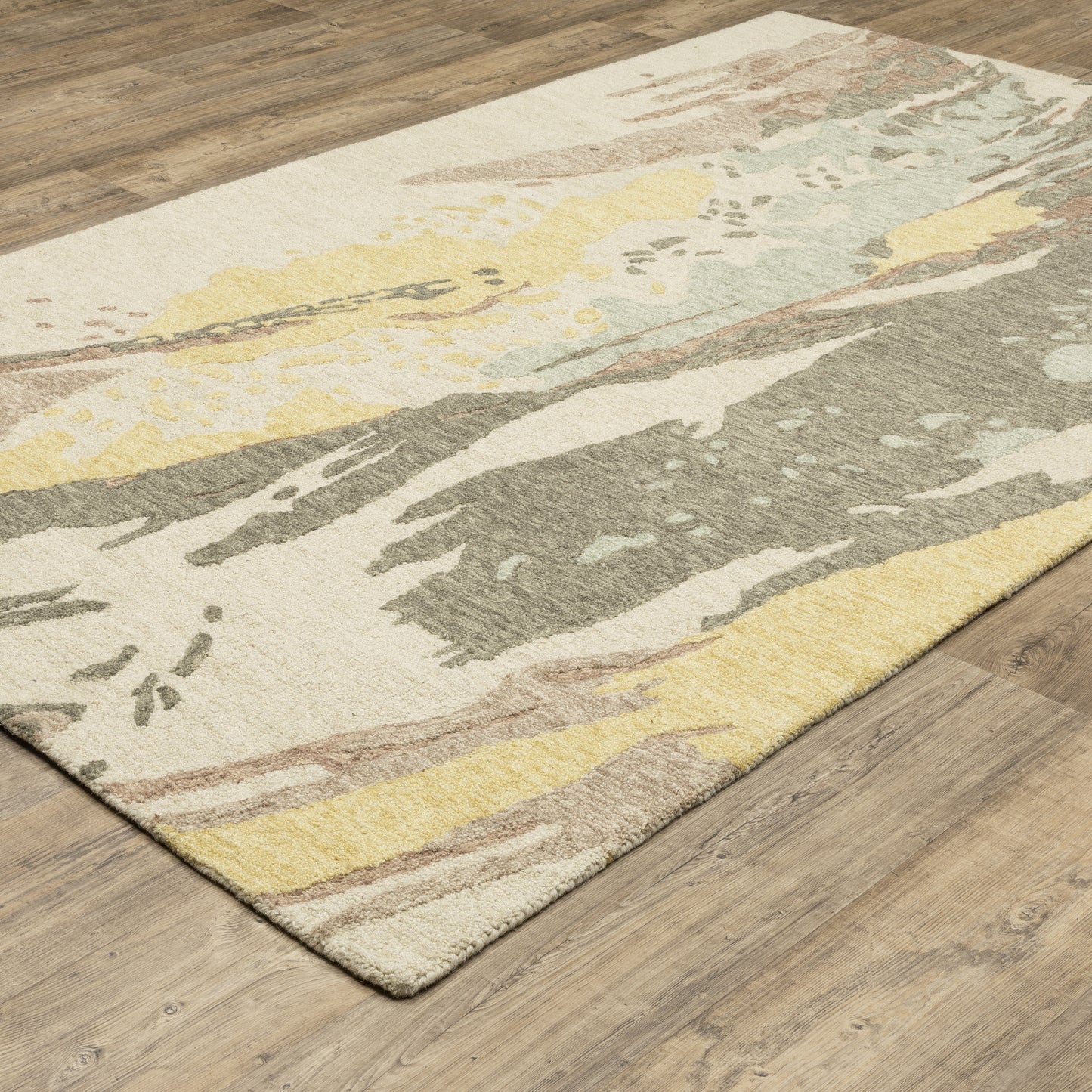 Oriental Weavers Kipton  Beige Yellow Modern & Contemporary