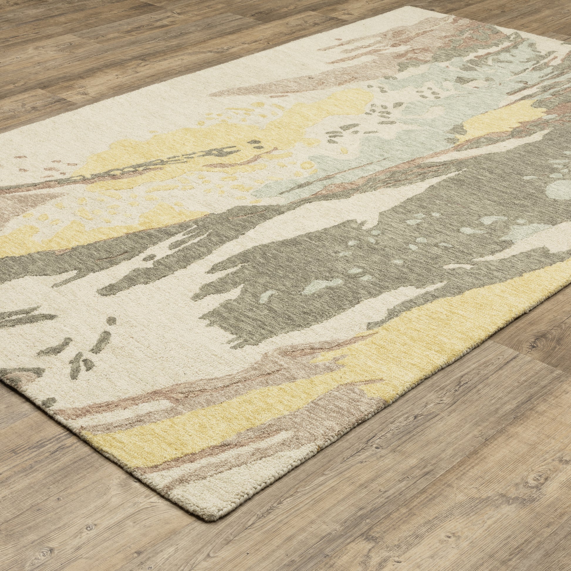 Oriental Weavers Kipton  Beige Yellow Modern & Contemporary