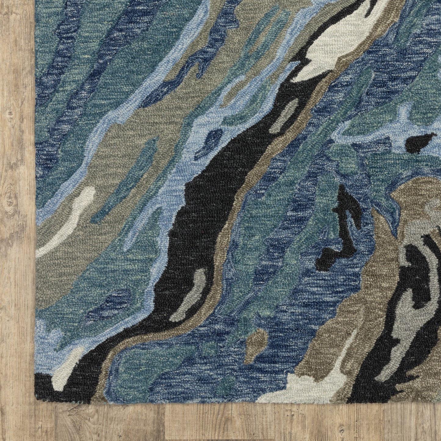 Oriental Weavers Kipton  Blue Teal Modern & Contemporary
