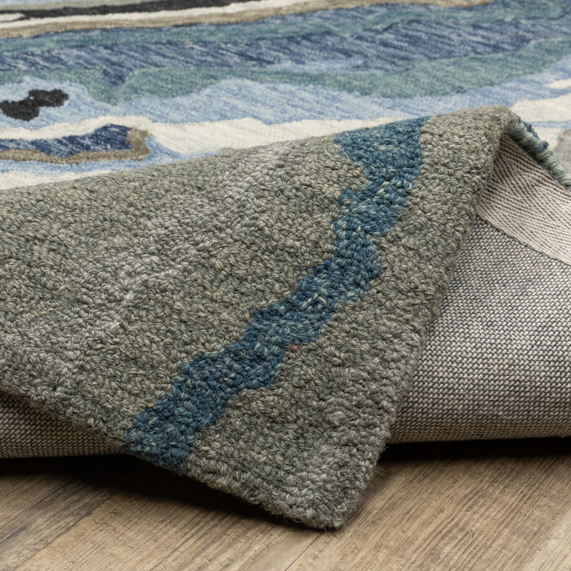 Oriental Weavers Kipton  Blue Teal Modern & Contemporary