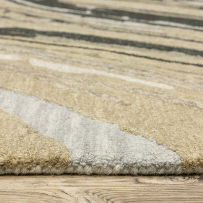 Oriental Weavers Kipton  Grey Tan Modern & Contemporary