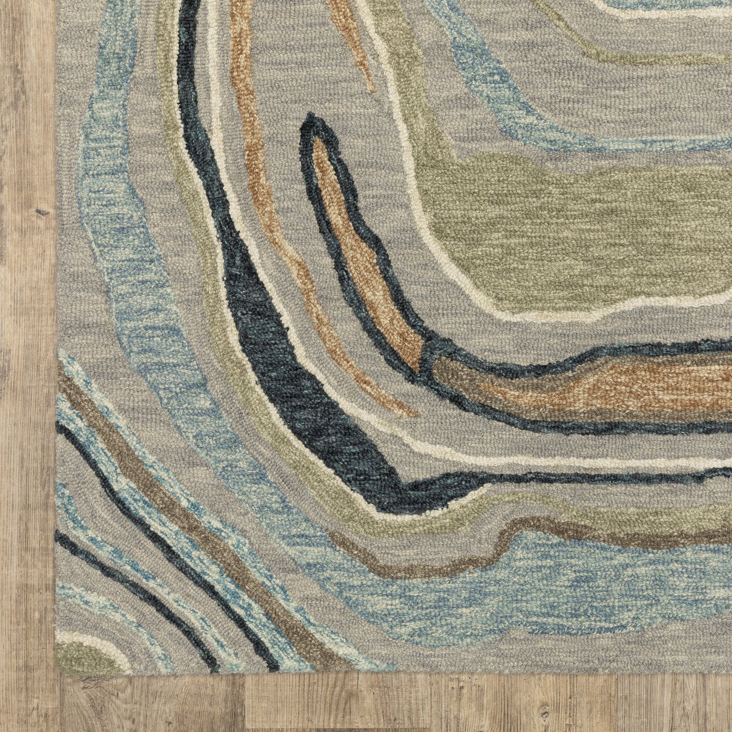 Oriental Weavers Kipton  Grey Blue Modern & Contemporary
