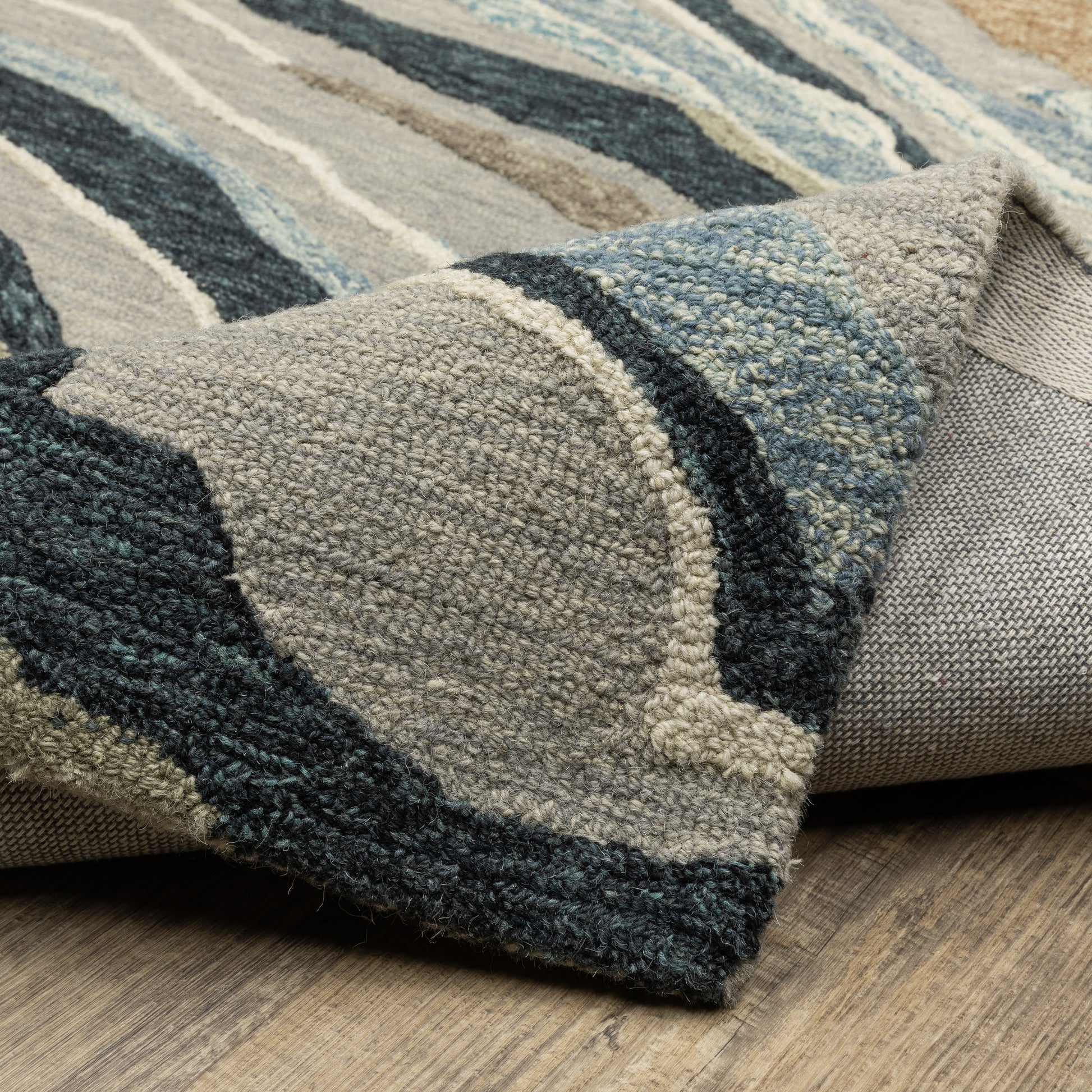 Oriental Weavers Kipton  Grey Blue Modern & Contemporary
