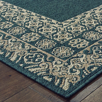 Oriental Weavers Latitude  Teal Grey Casual