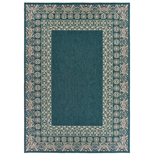 Oriental Weavers Latitude  Teal Grey Casual