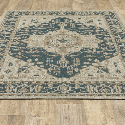 Oriental Weavers Latitude  Grey Green Traditional