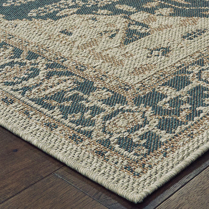 Oriental Weavers Latitude  Grey Green Traditional