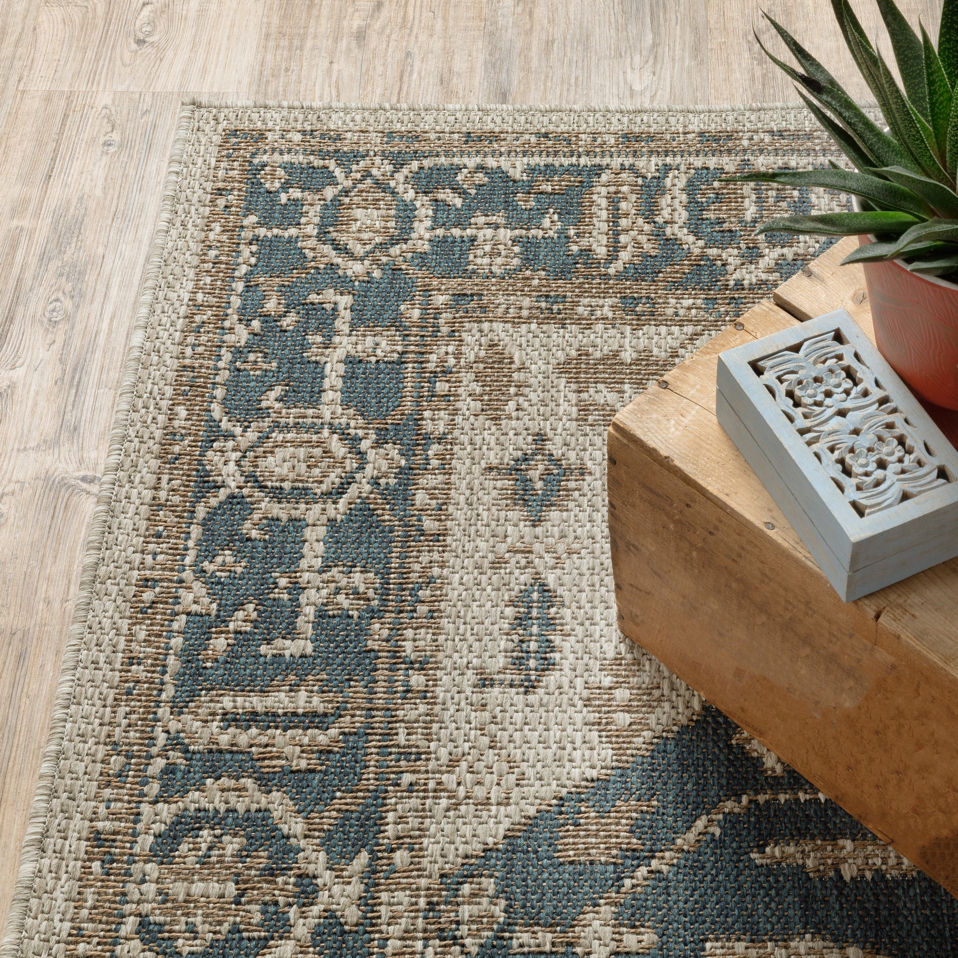Oriental Weavers Latitude  Grey Green Traditional
