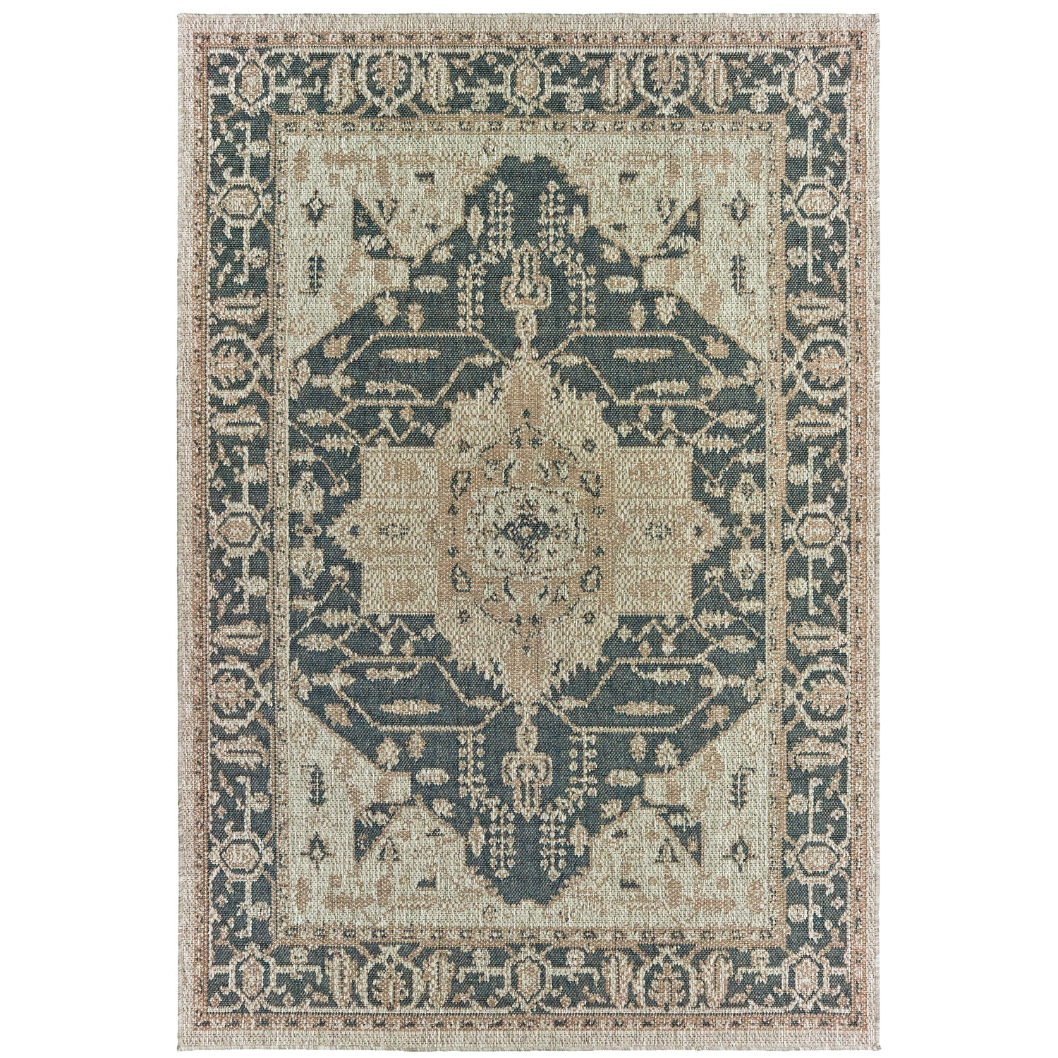 Oriental Weavers Latitude  Grey Green Traditional