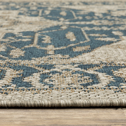 Oriental Weavers Latitude  Grey Green Traditional