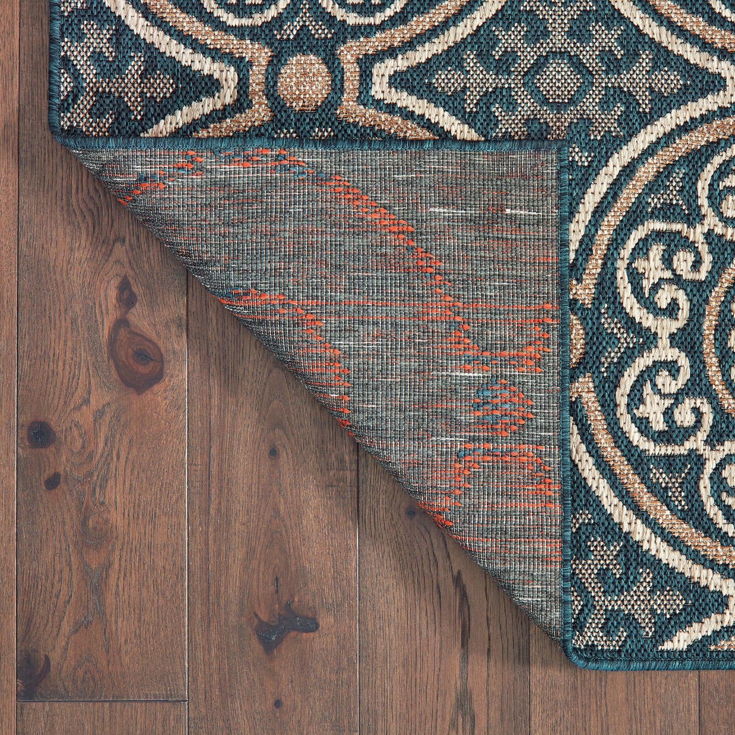 Oriental Weavers Latitude  Teal Grey Casual