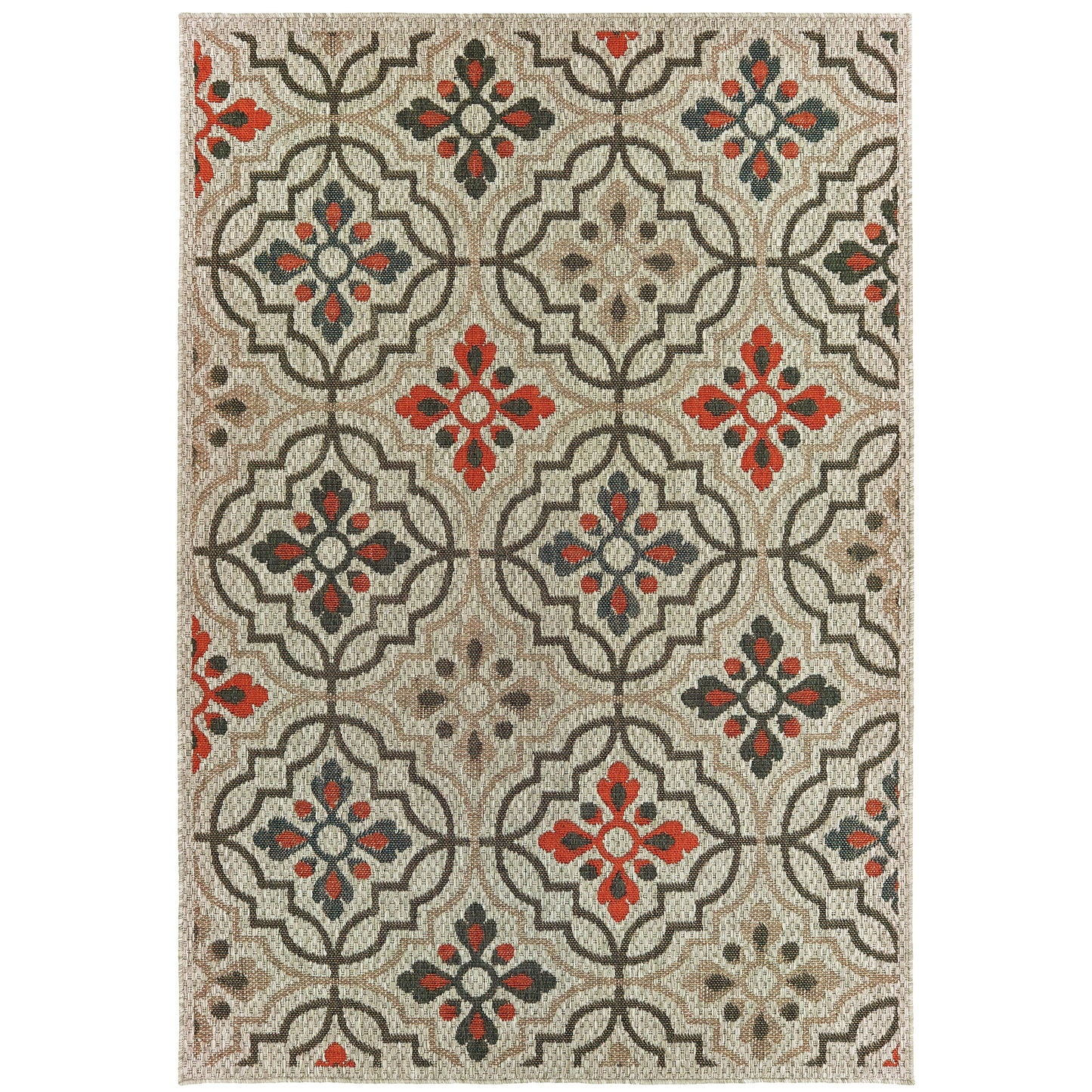 Oriental Weavers Latitude  Grey Orange Global