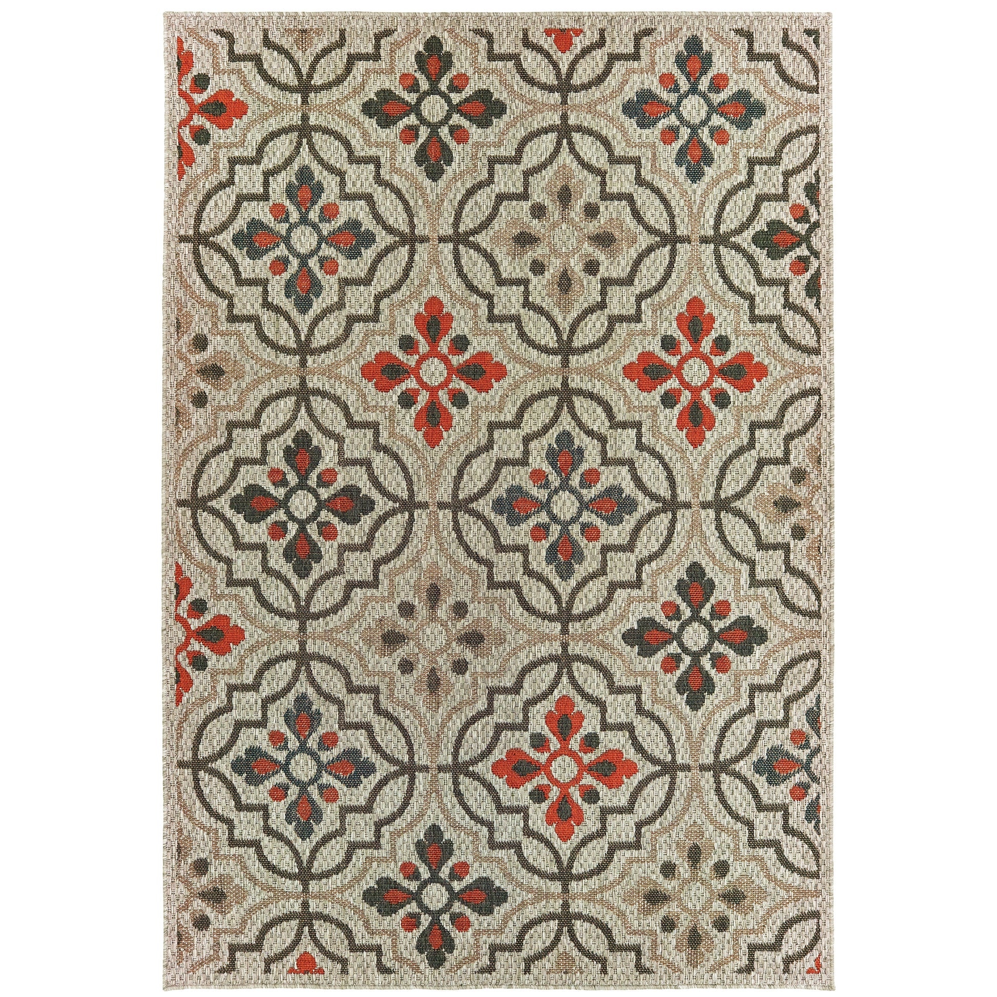 Oriental Weavers Latitude  Grey Orange Global