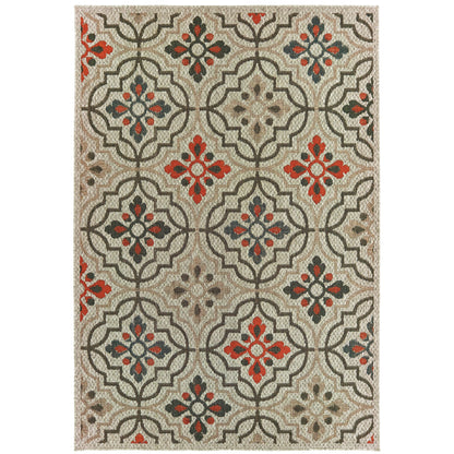 Oriental Weavers Latitude  Grey Orange Global