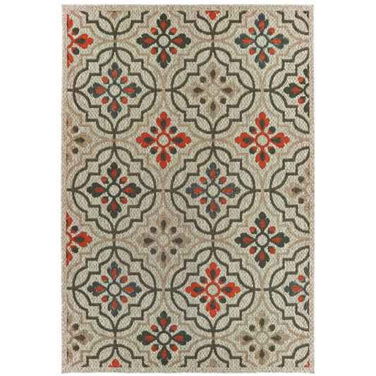 Oriental Weavers Latitude  Grey Orange Global