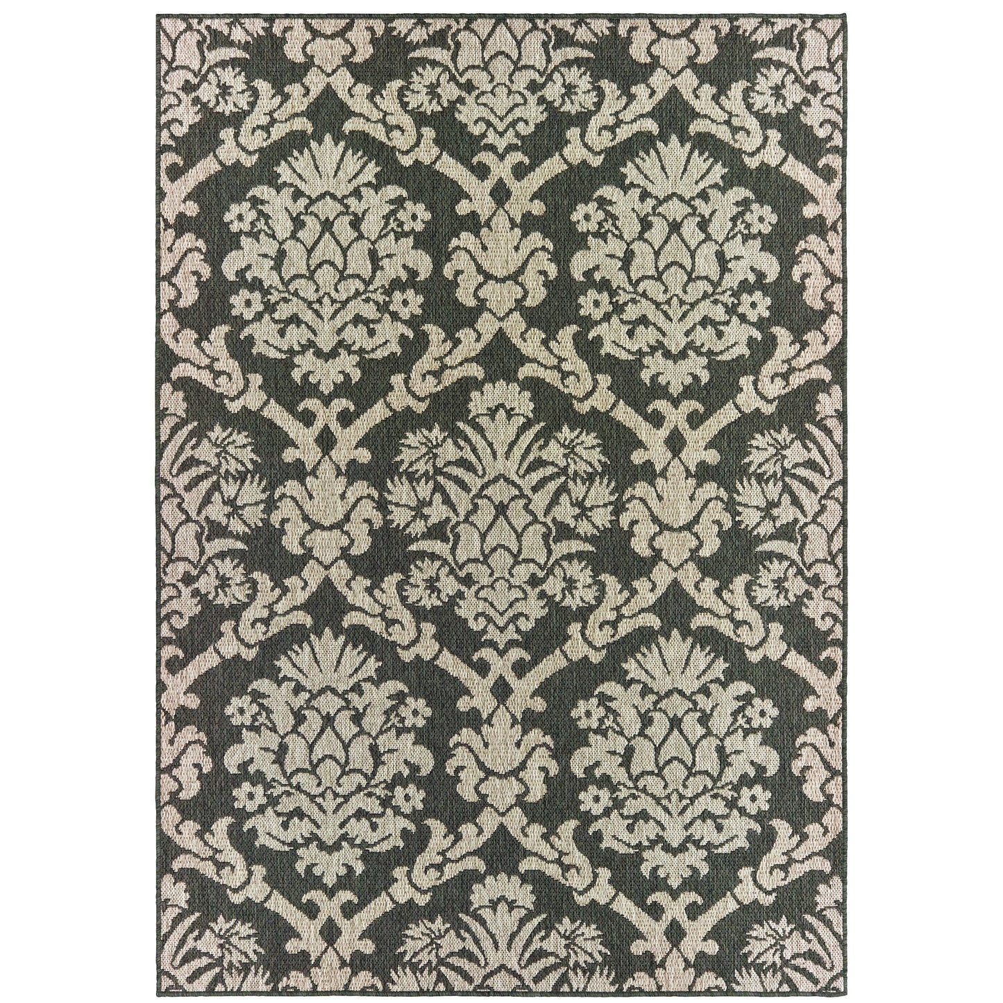 Oriental Weavers Latitude  Grey Charcoal Global