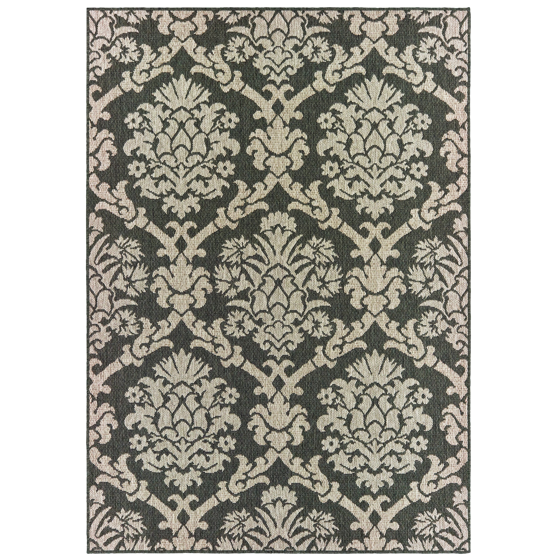 Oriental Weavers Latitude  Grey Charcoal Global