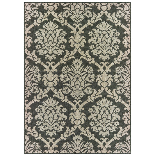 Oriental Weavers Latitude  Grey Charcoal Global