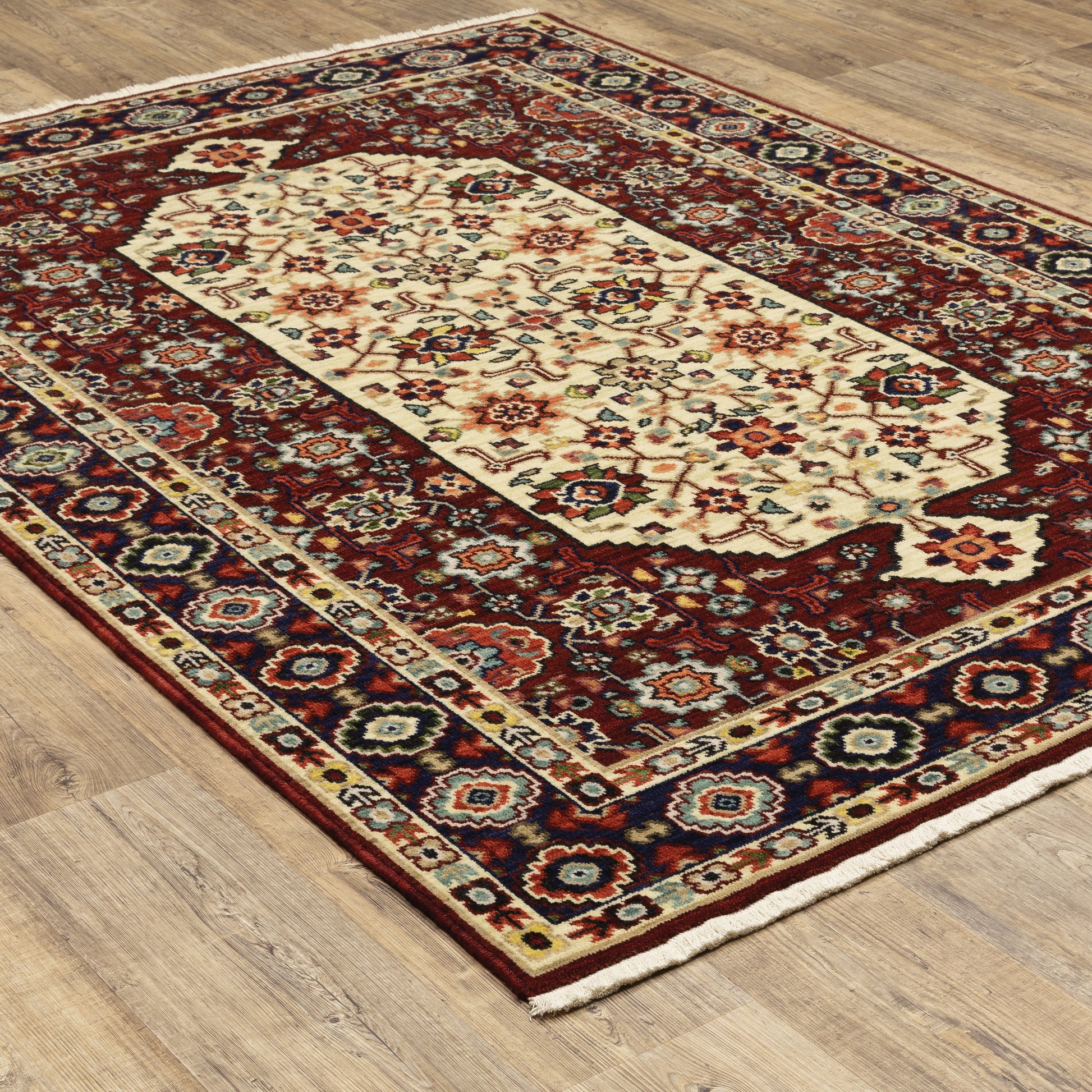 Oriental Weavers Lilihan  Red Ivory Traditional