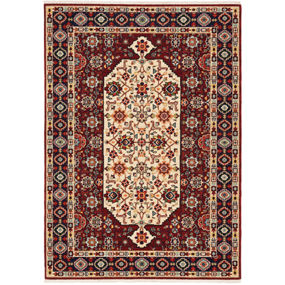 Oriental Weavers Lilihan  Red Ivory Traditional