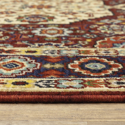 Oriental Weavers Lilihan  Red Ivory Traditional