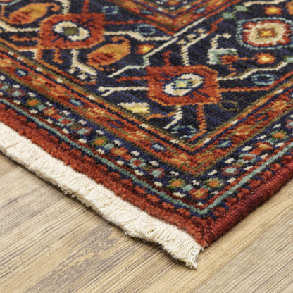 Oriental Weavers Lilihan  Red Blue Traditional