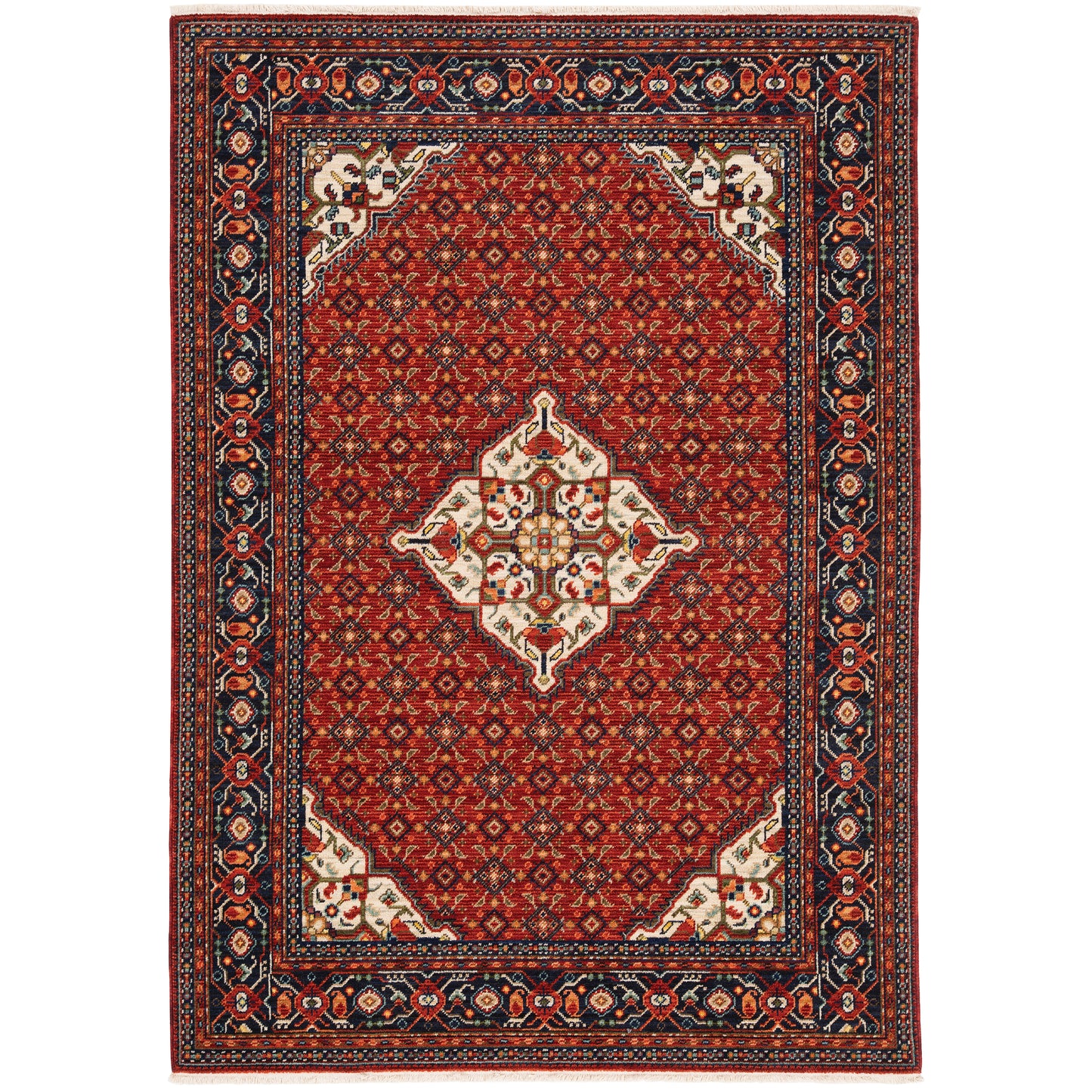 Oriental Weavers Lilihan  Red Blue Traditional