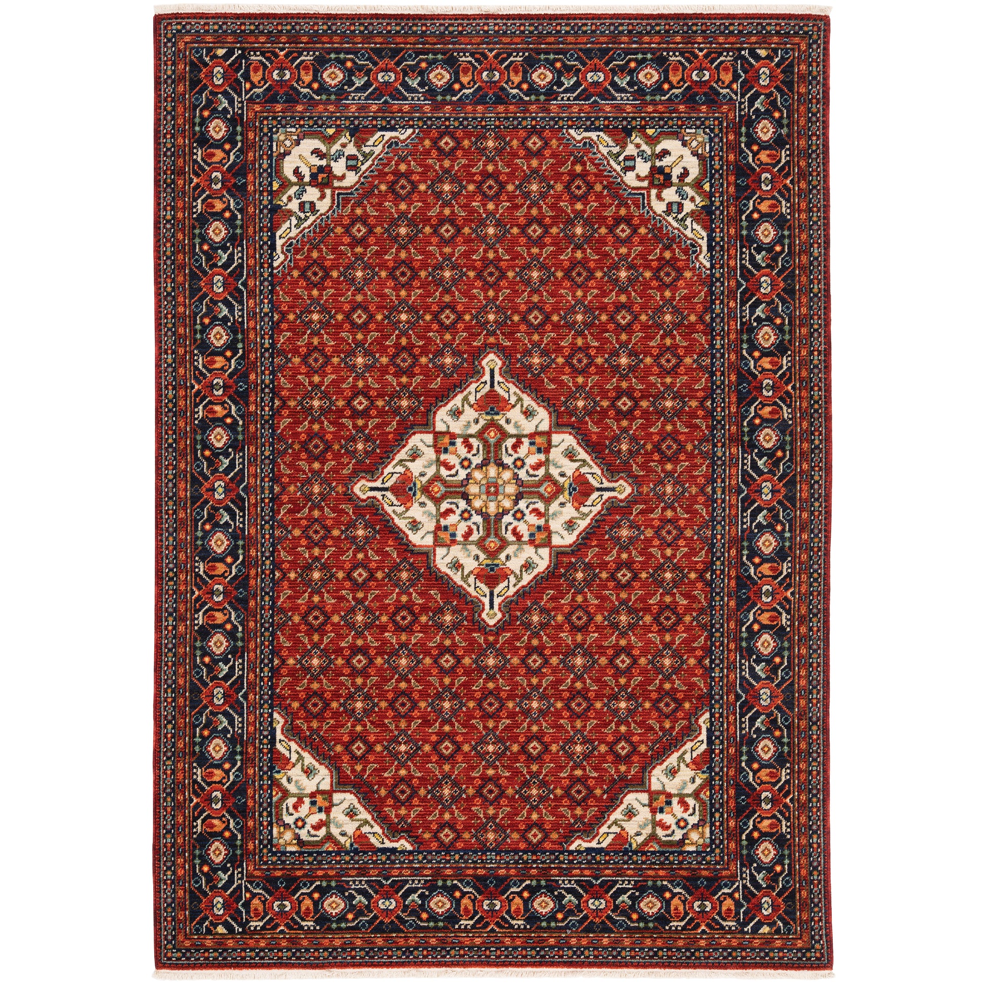 Oriental Weavers Lilihan  Red Blue Traditional