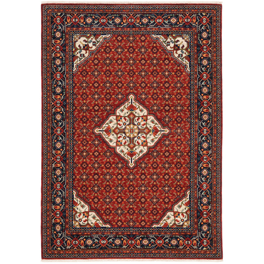 Oriental Weavers Lilihan  Red Blue Traditional