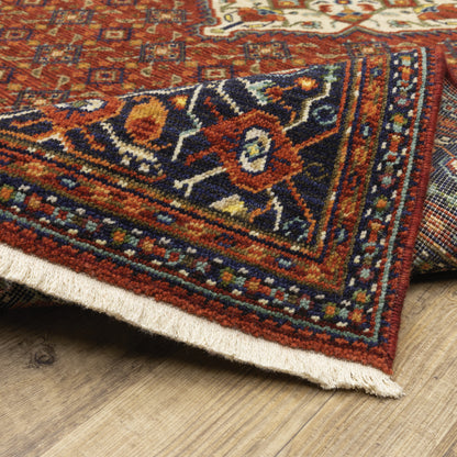 Oriental Weavers Lilihan  Red Blue Traditional