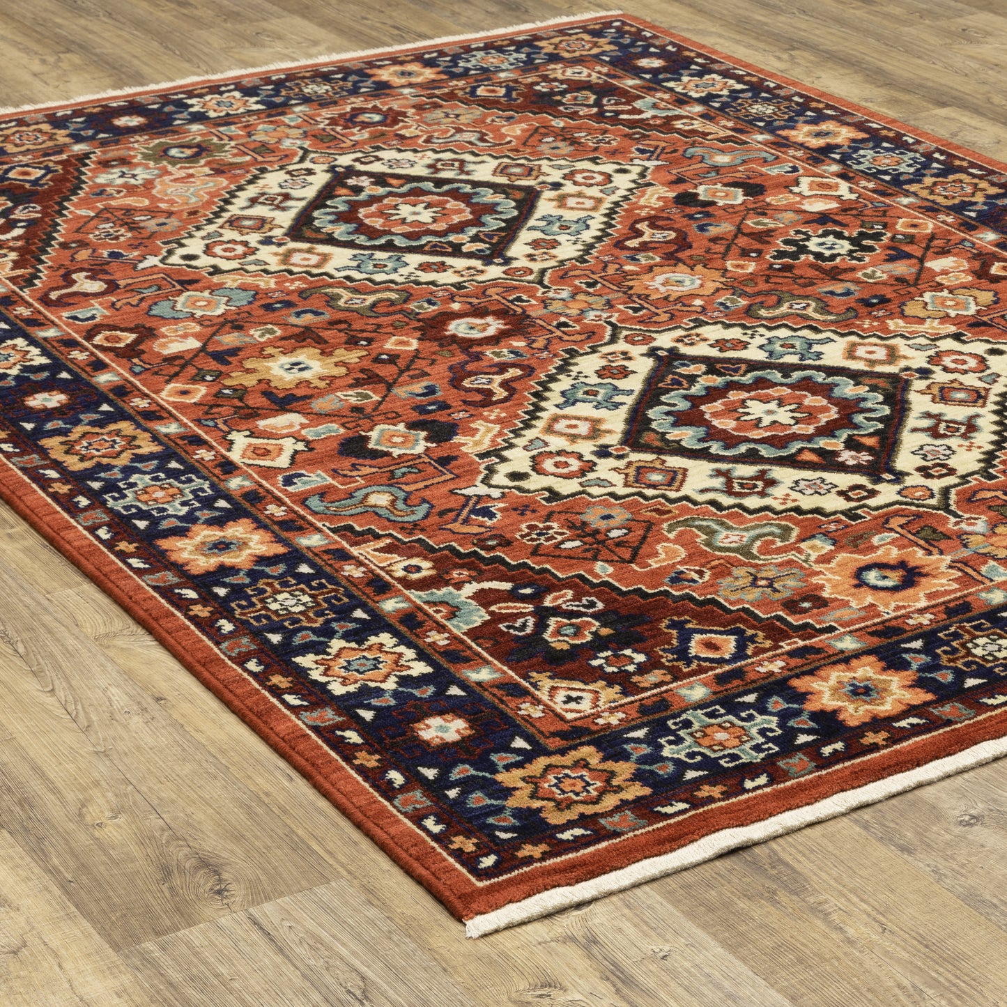 Oriental Weavers Lilihan  Red Blue Traditional